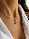 Ballon dog Necklace - Silver