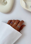 Whale tail Ring - Silver