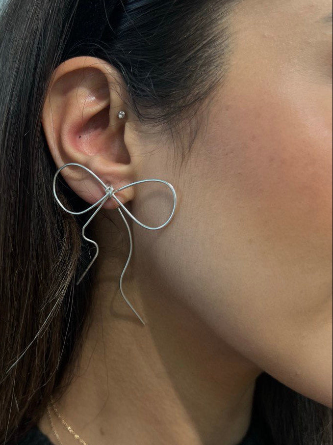 Papion Earings - Silver