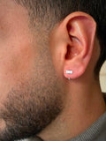 Line Ear Piercing Unisex- Silver